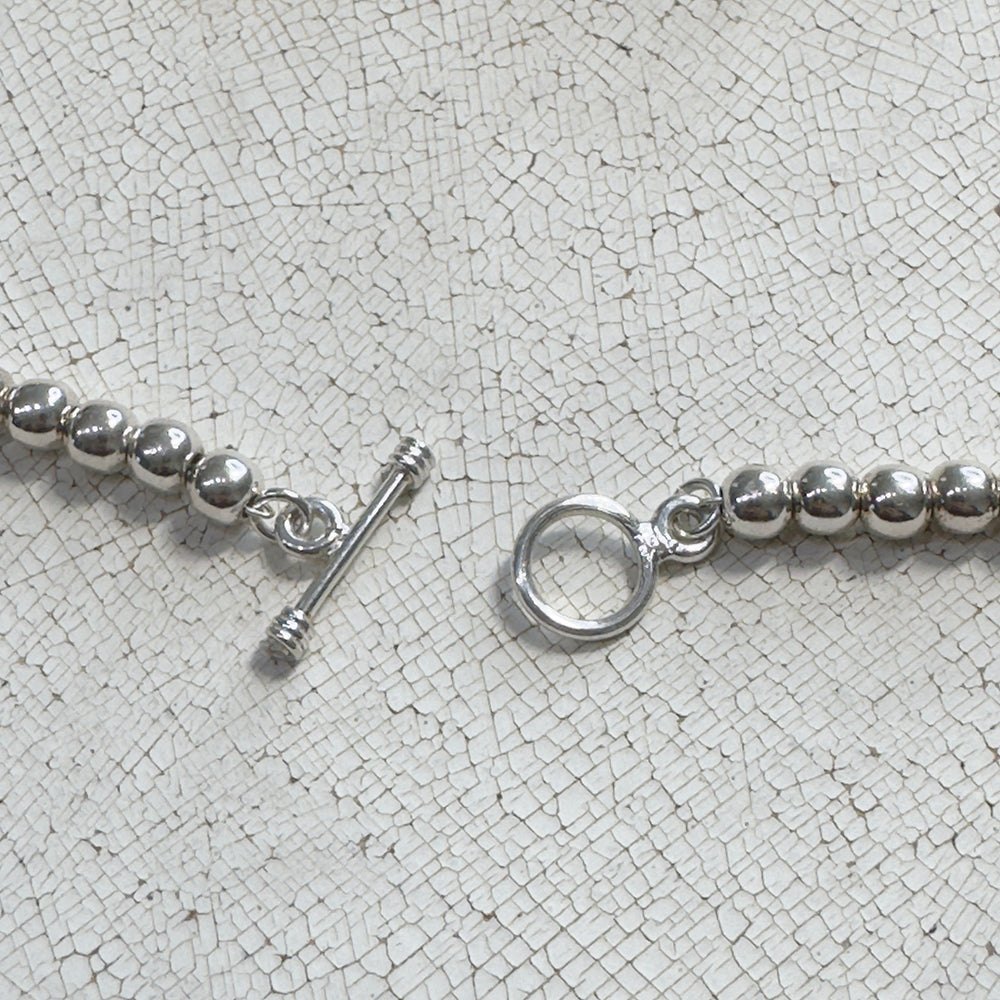 Silver Beads Necklace