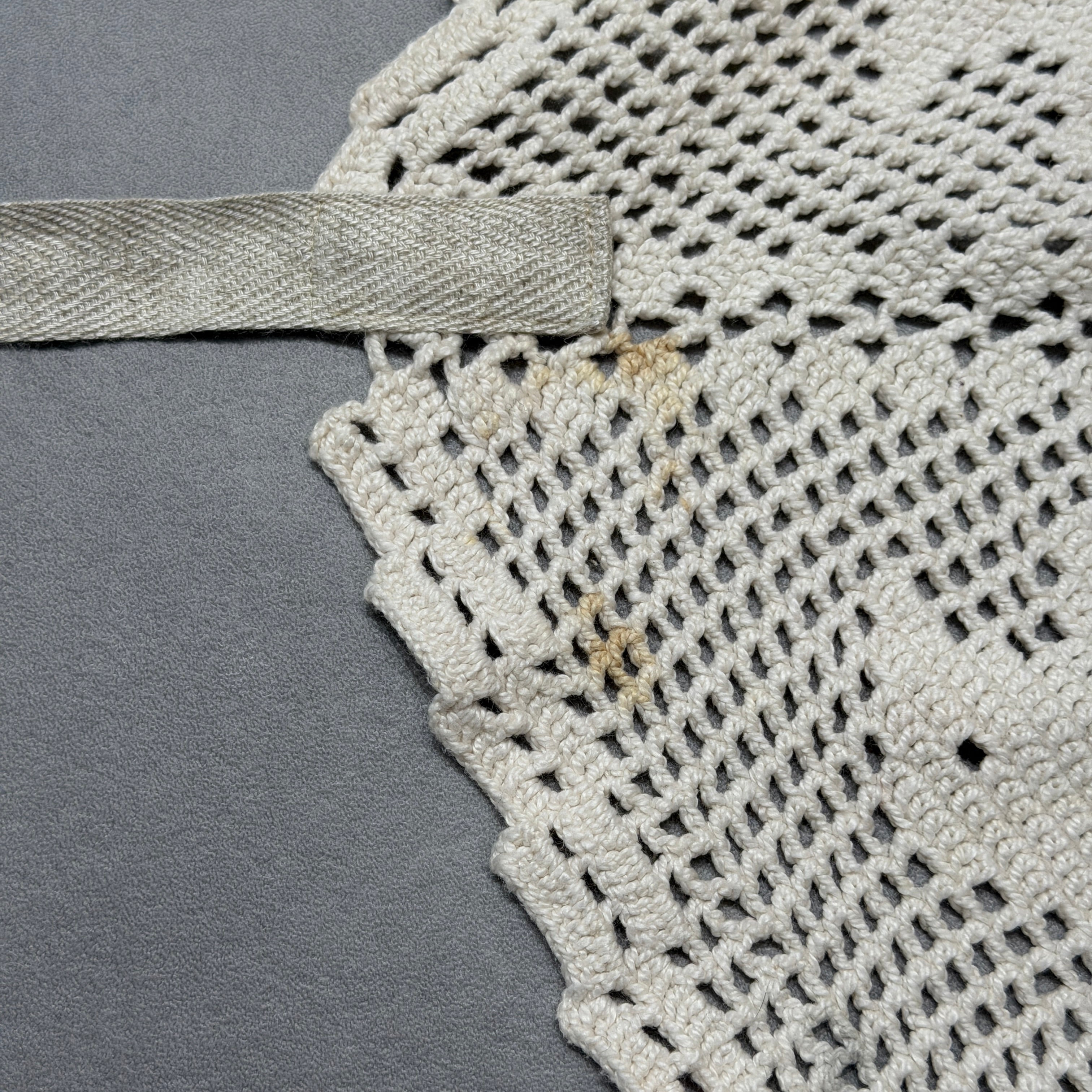 Vintage Lace Wrap Skirt _ white 11