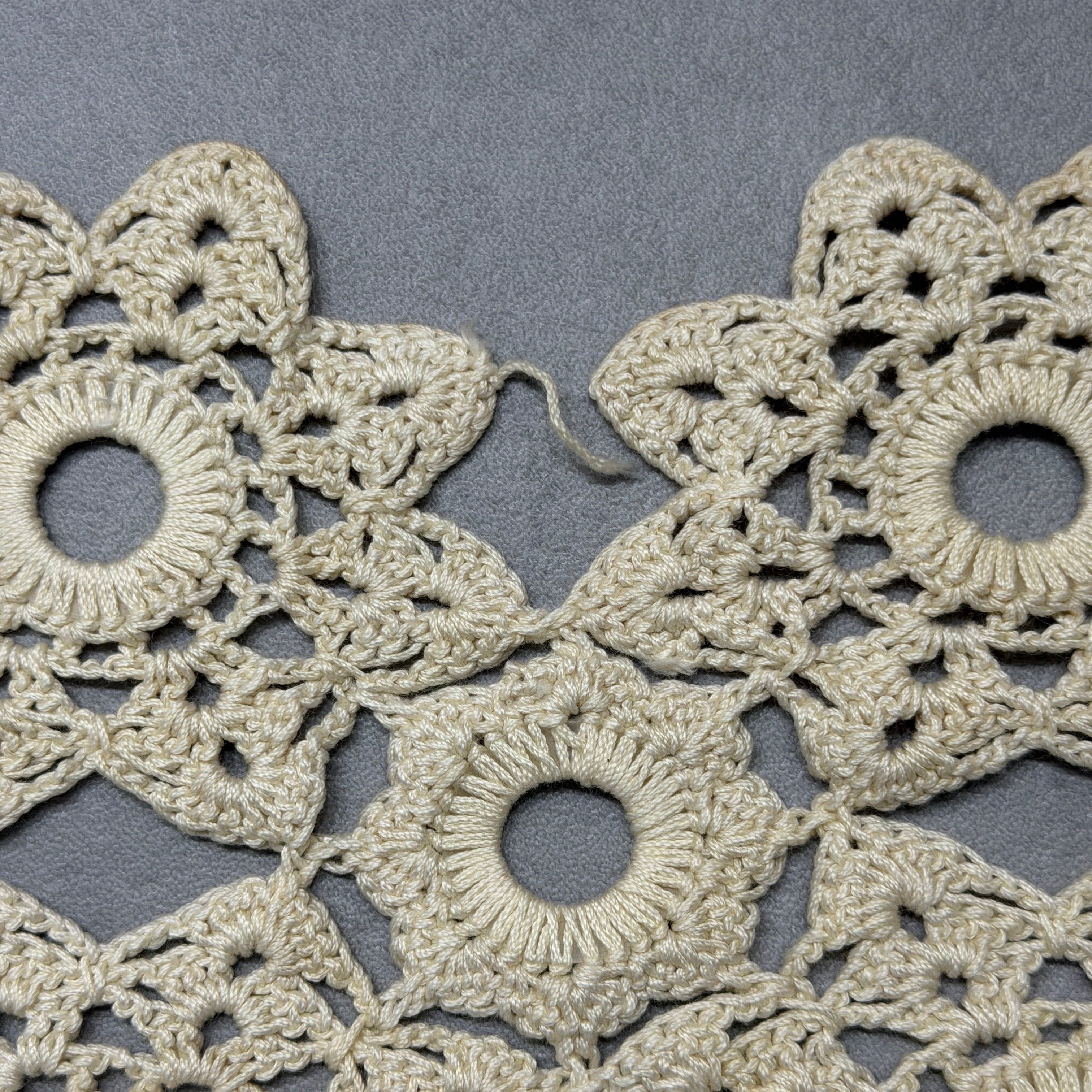 Vintage Lace Wrap Skirt _ white 13