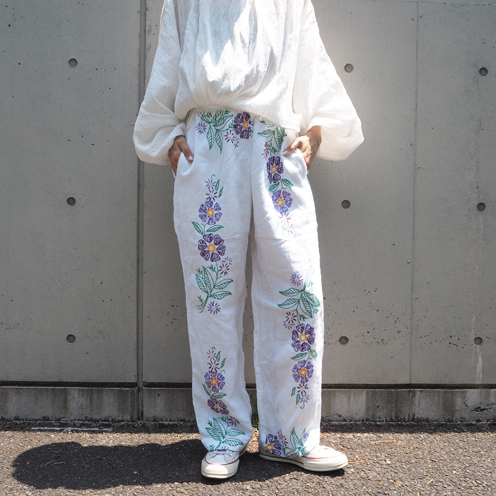 Remake Embroidery Pants K