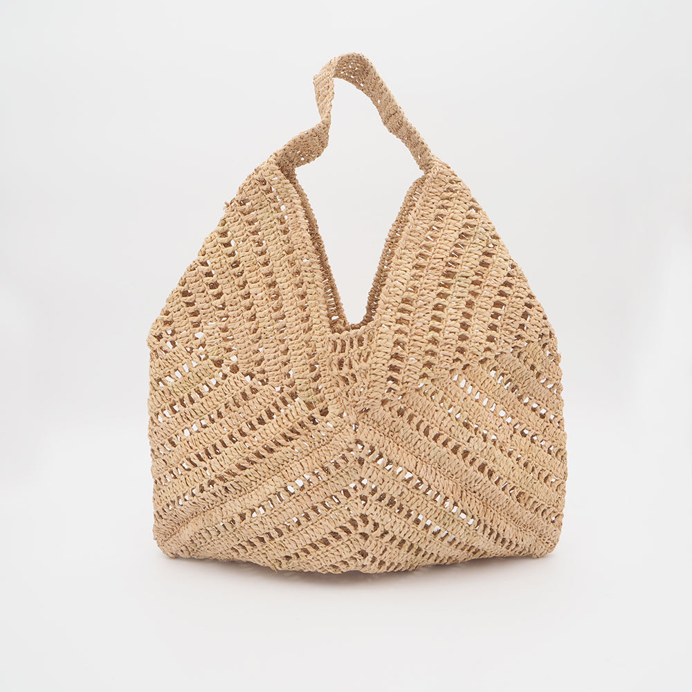 Raffia Lace One-handle Bag