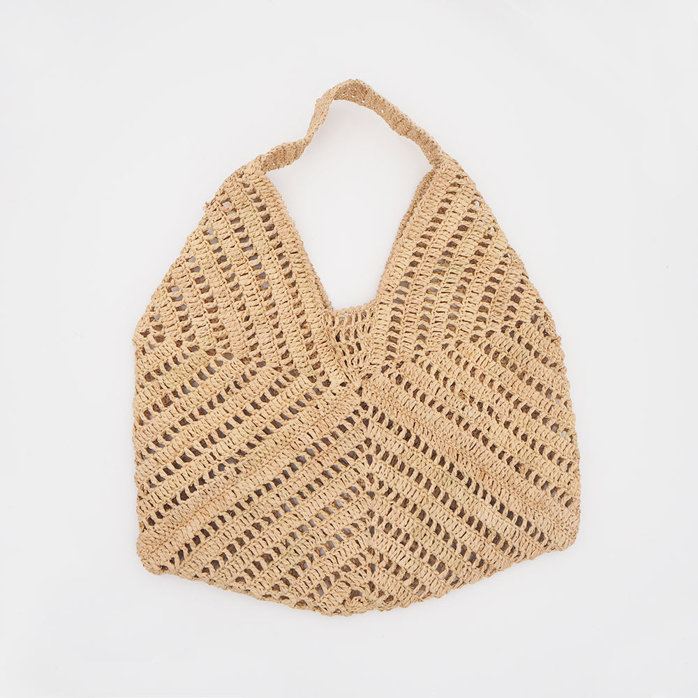 Raffia Lace One-handle Bag