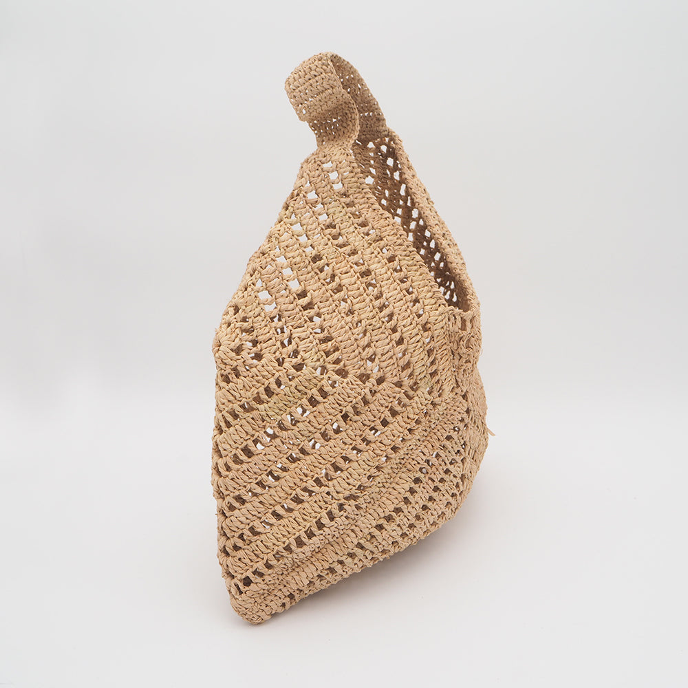 Raffia Lace One-handle Bag