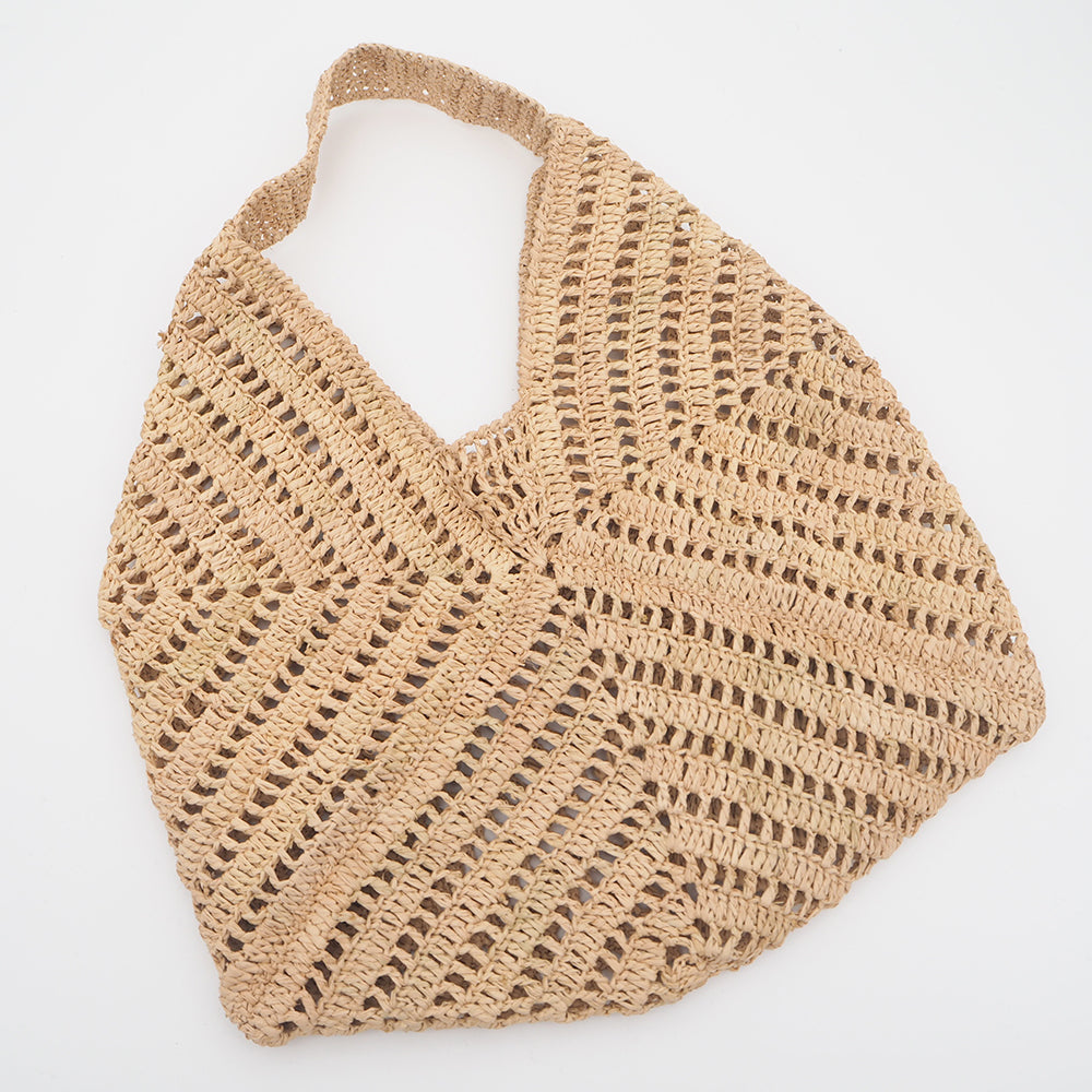 Raffia Lace One-handle Bag