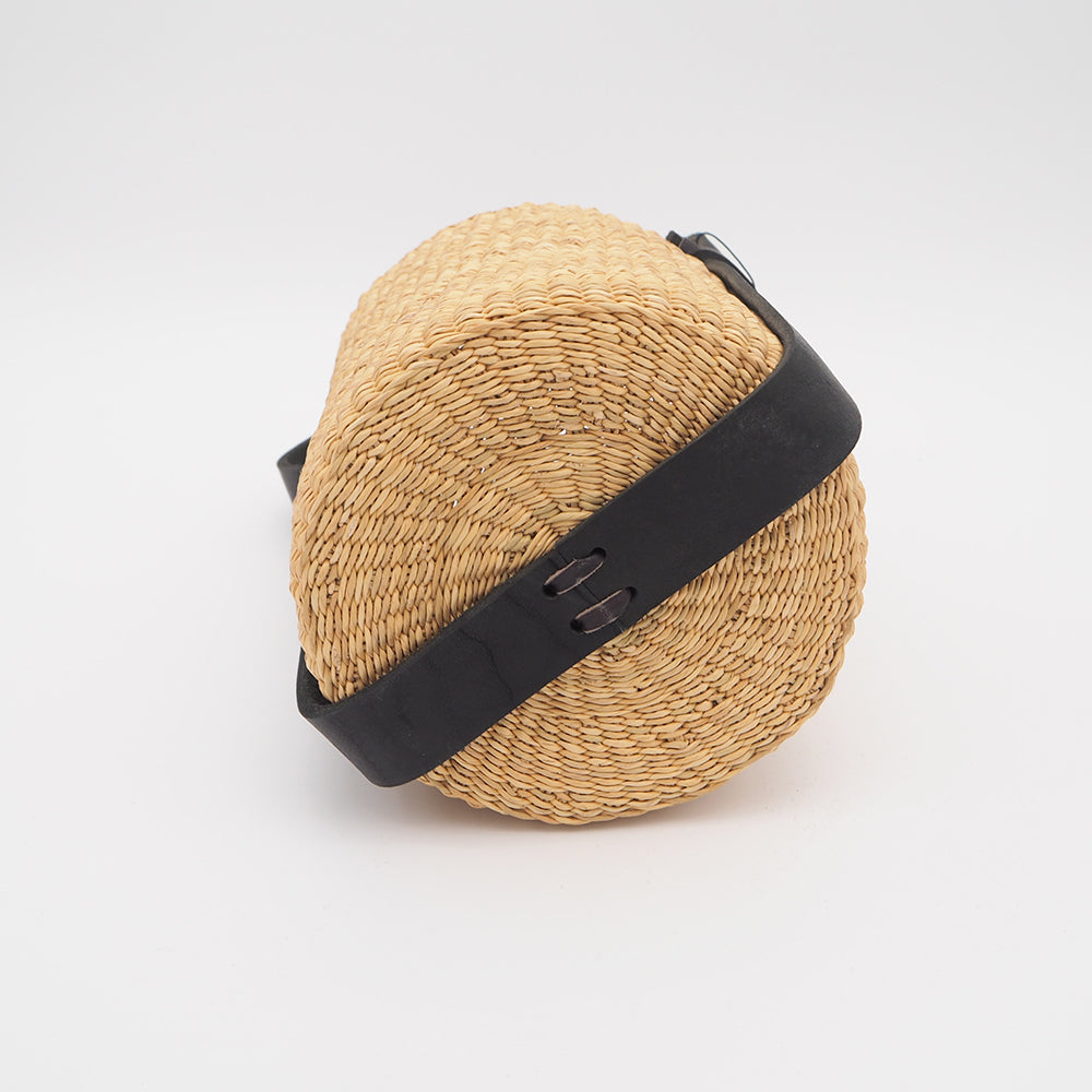 Bolga Basket Leather Handle