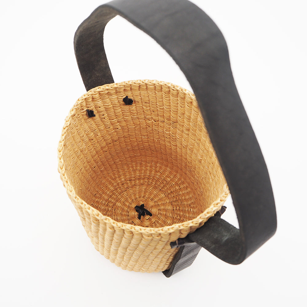 Bolga Basket Leather Handle