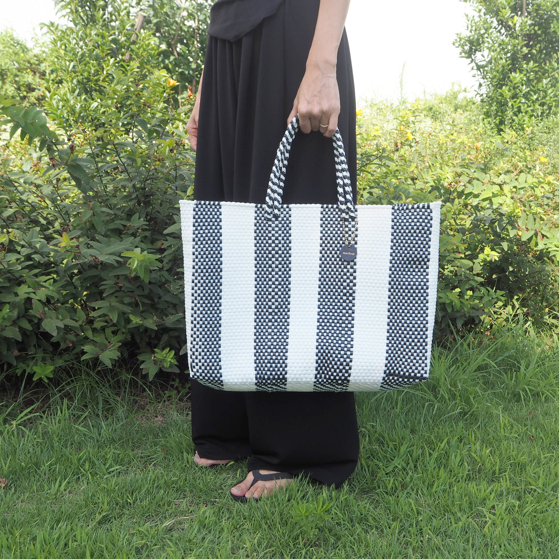 Mercado Bag Isabel (Black&Cream)