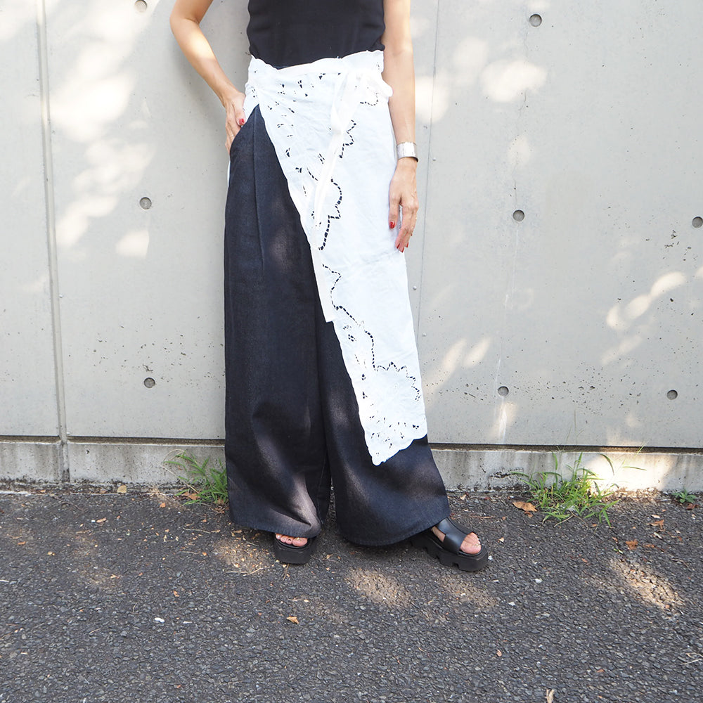 LACE WRAP SKIRT WITH PANTS
