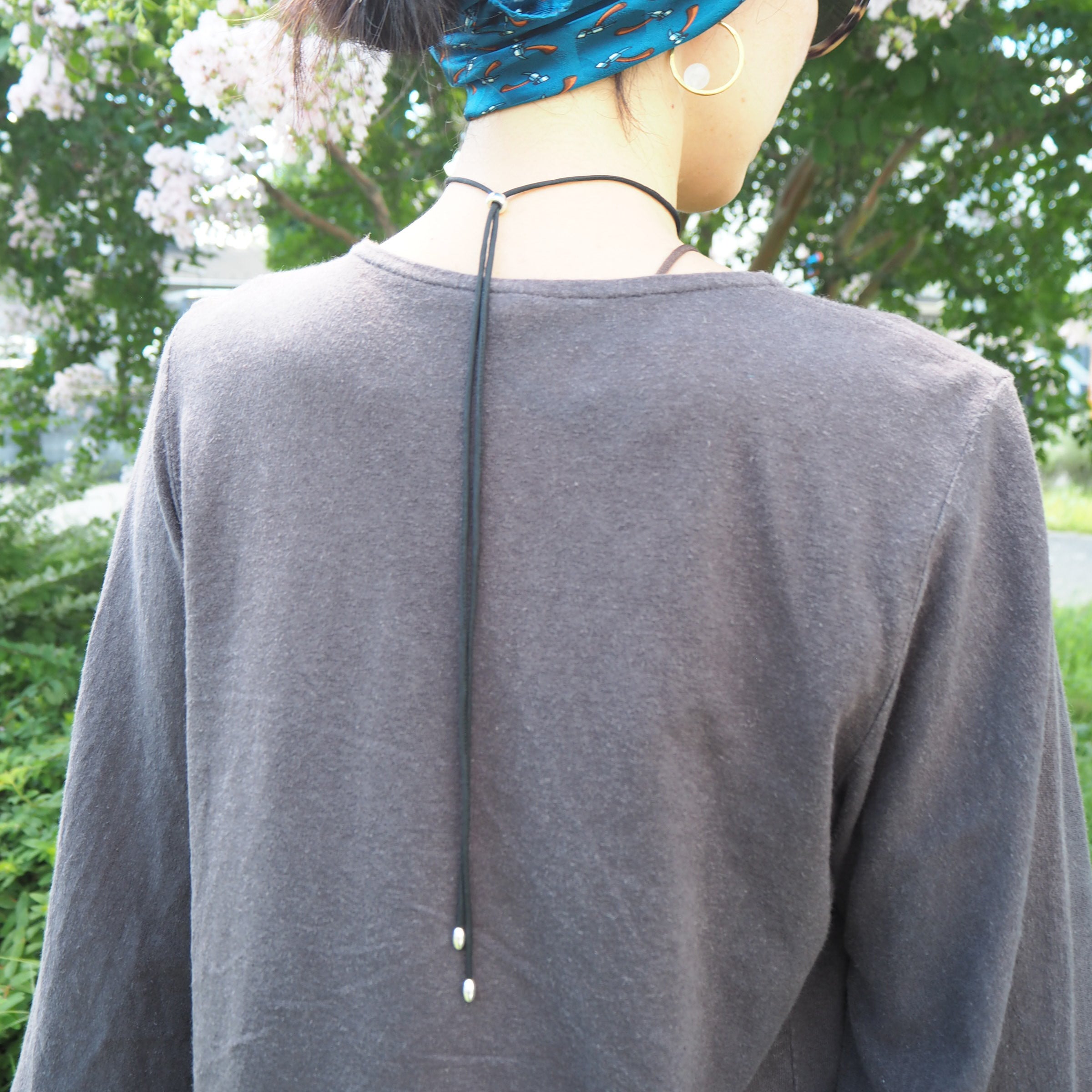 Silk Code Silver Choker