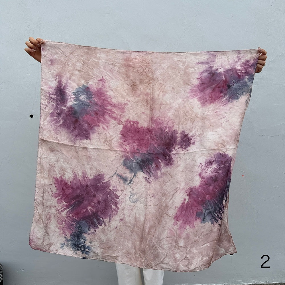 花影 -HANAKAGE- Silk Scarf _PINK_