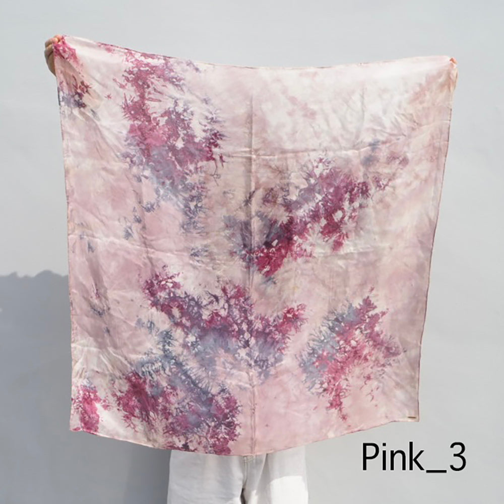 花影 -HANAKAGE- Silk Scarf _PINK_