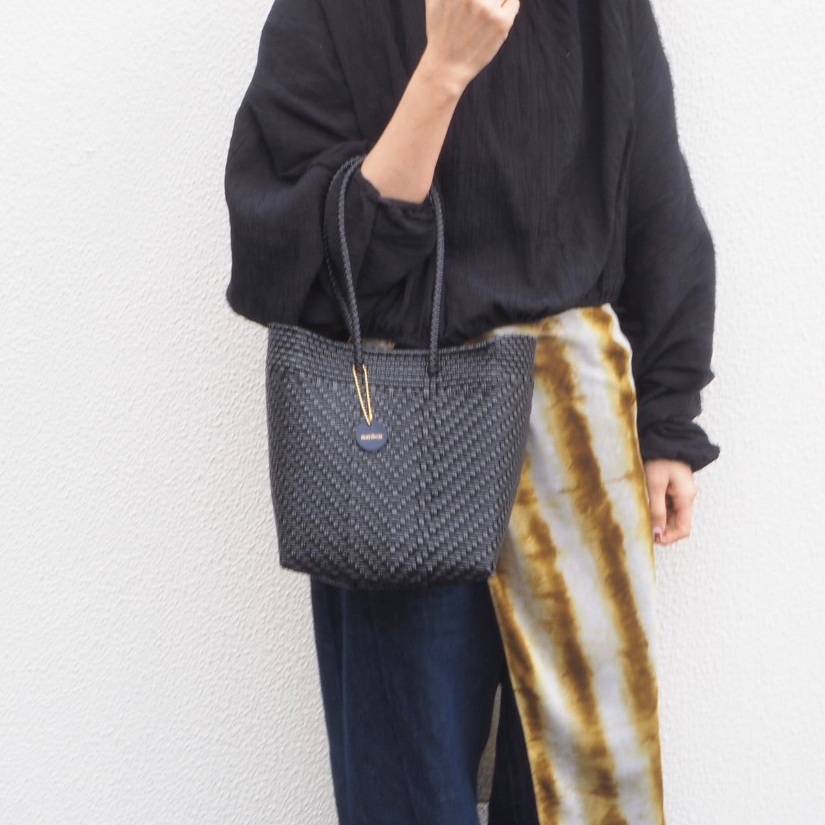 Mercado Bag Bianca (Black&Cream)