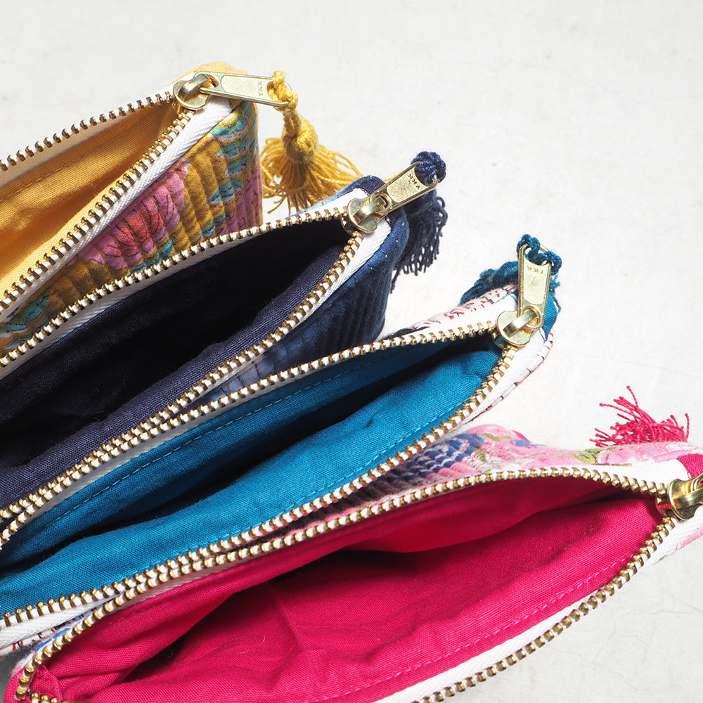 Block Print Kantha Tissue Pouch
