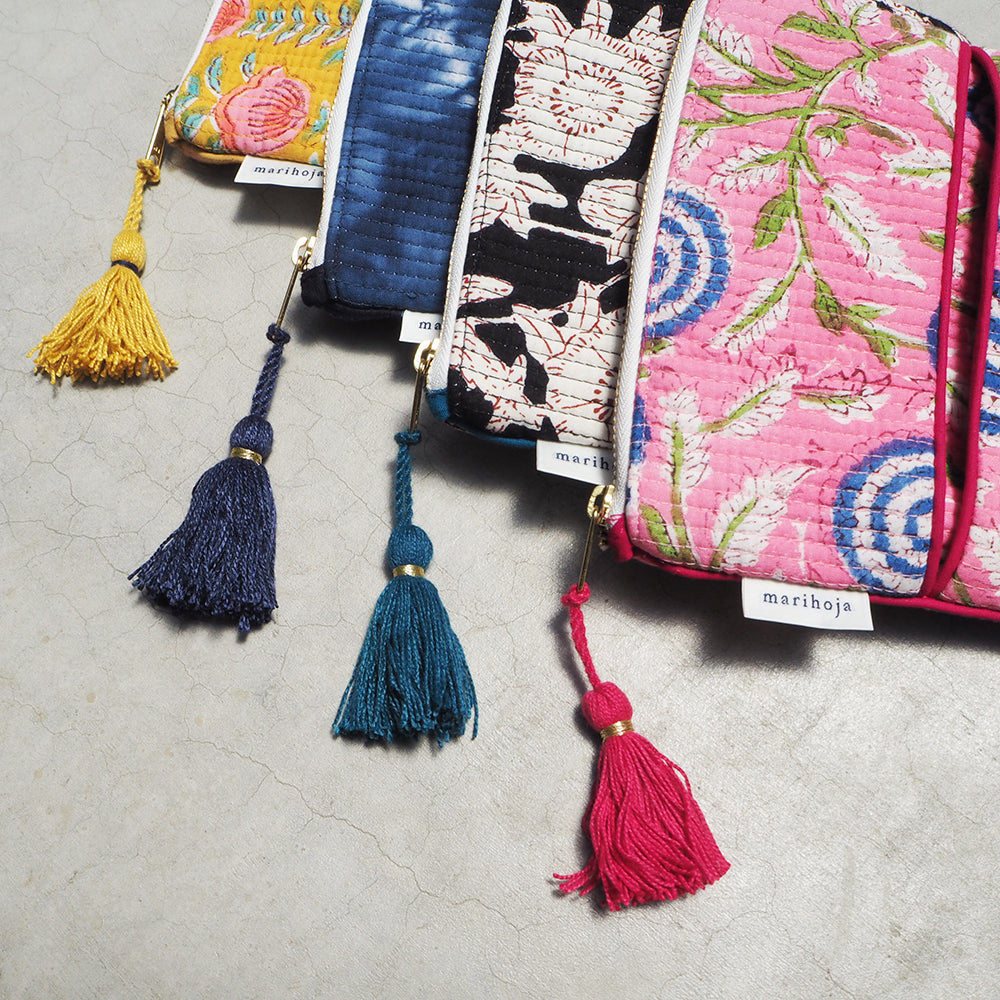 Block Print Kantha Tissue Pouch