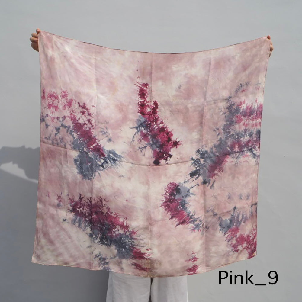 花影 -HANAKAGE- Silk Scarf _PINK_