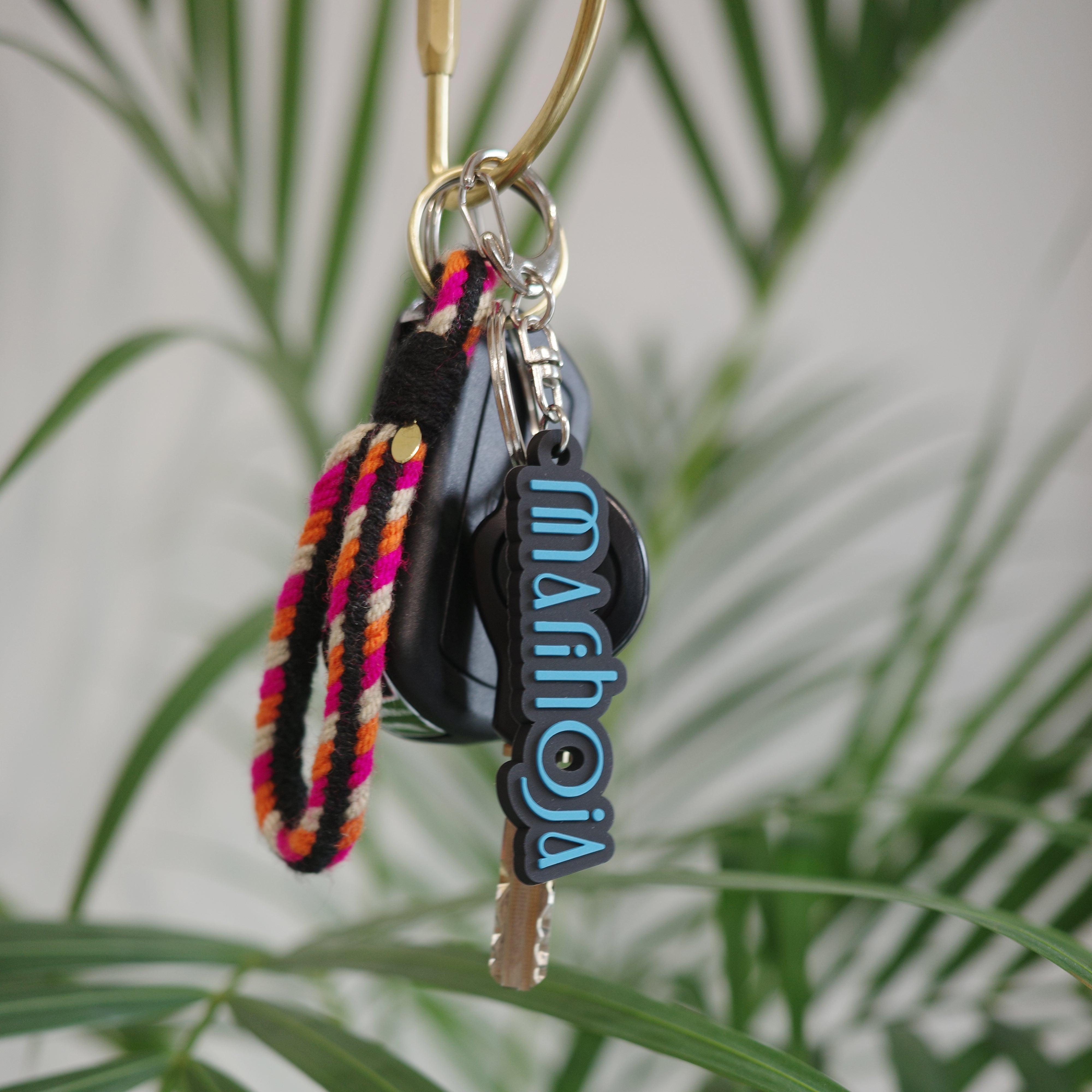 【marihoja】Llavero de goma