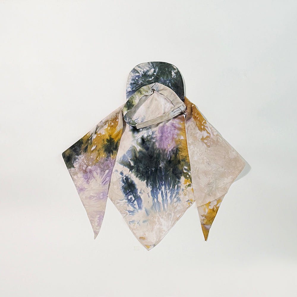 "HANAKAGE" Scarf Cap Yellow 1