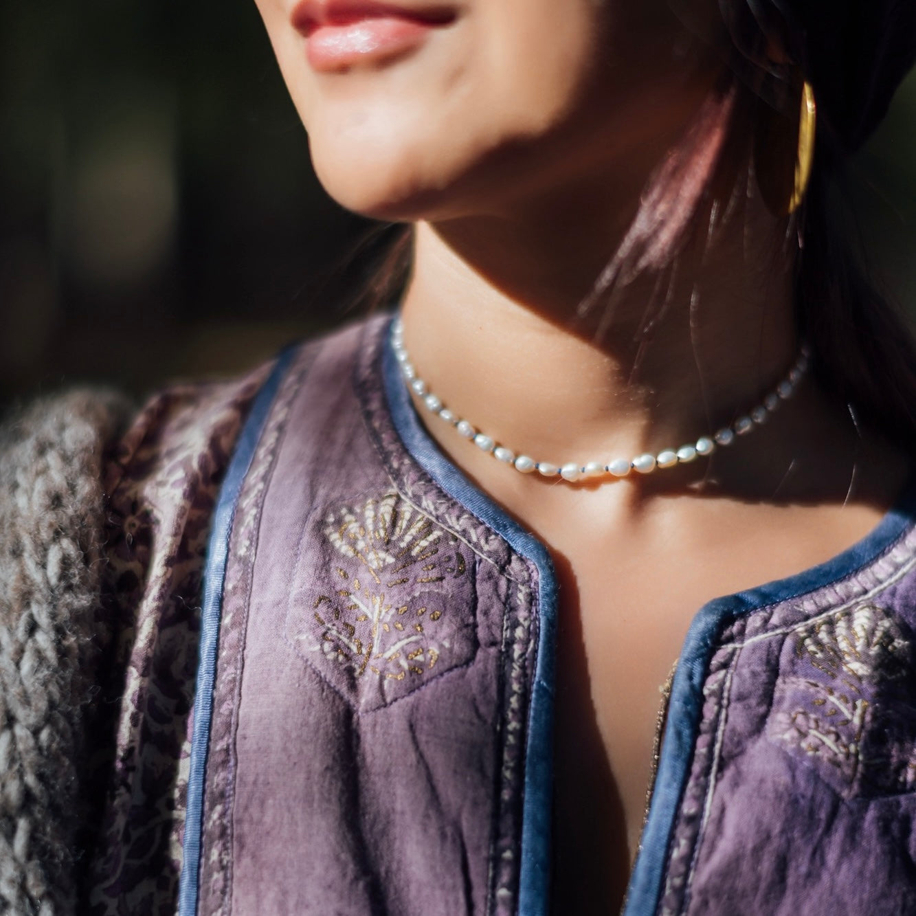 Pearl Choker Necklace