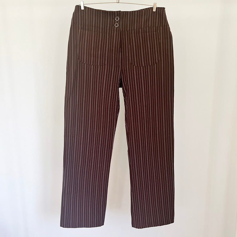 Vintage Brown Stripe Pants