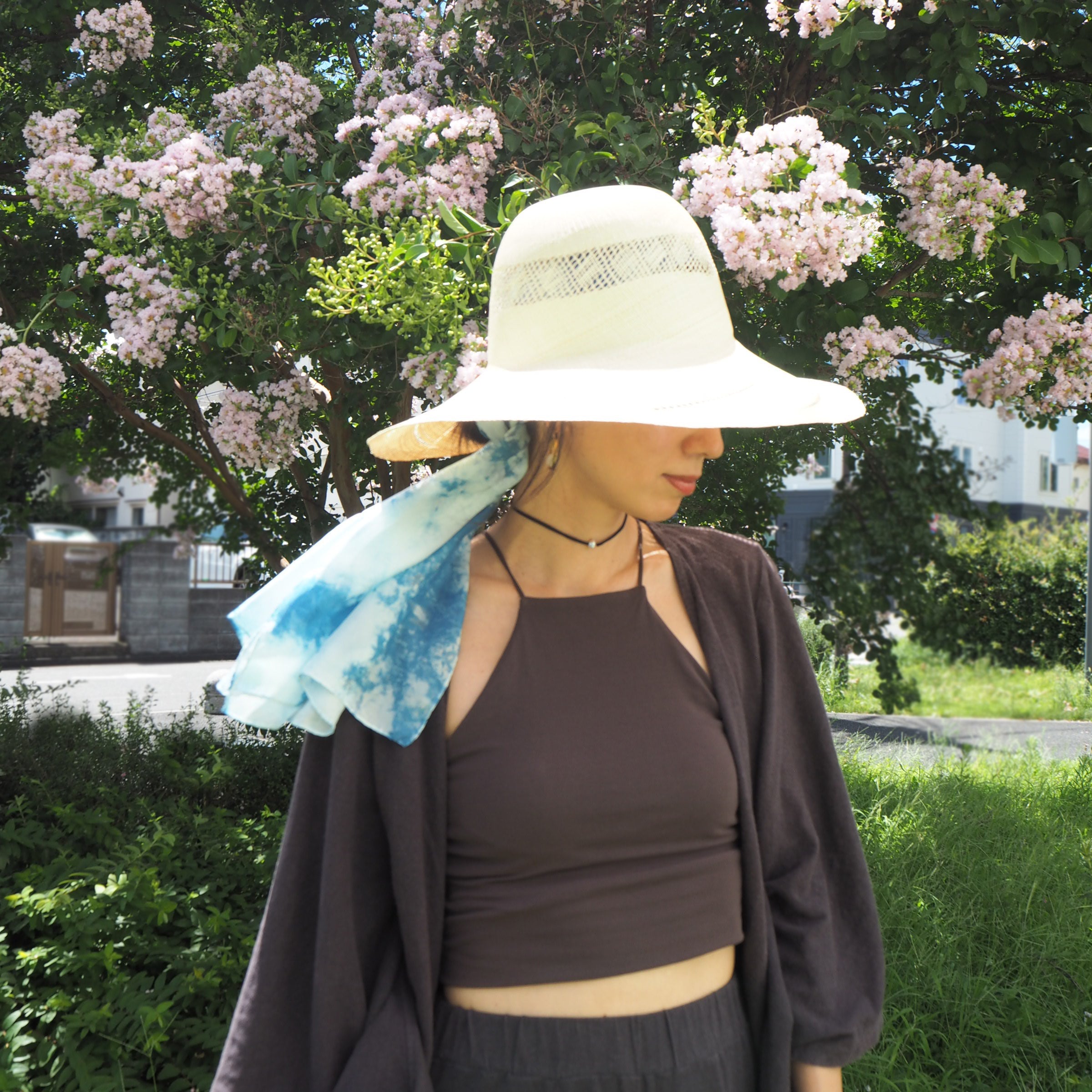 marihoja×MUUET Vintage Scarf Hat