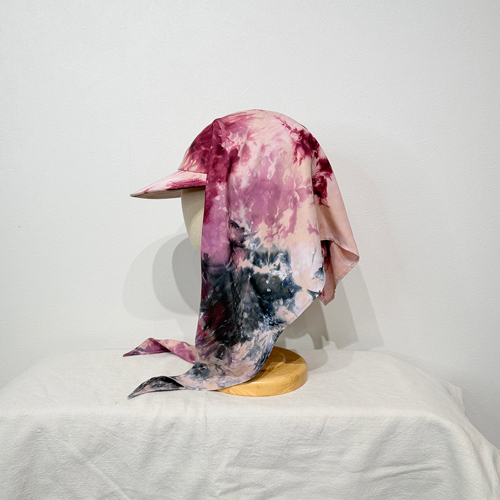"HANAKAGE" Scarf Cap PInk 3