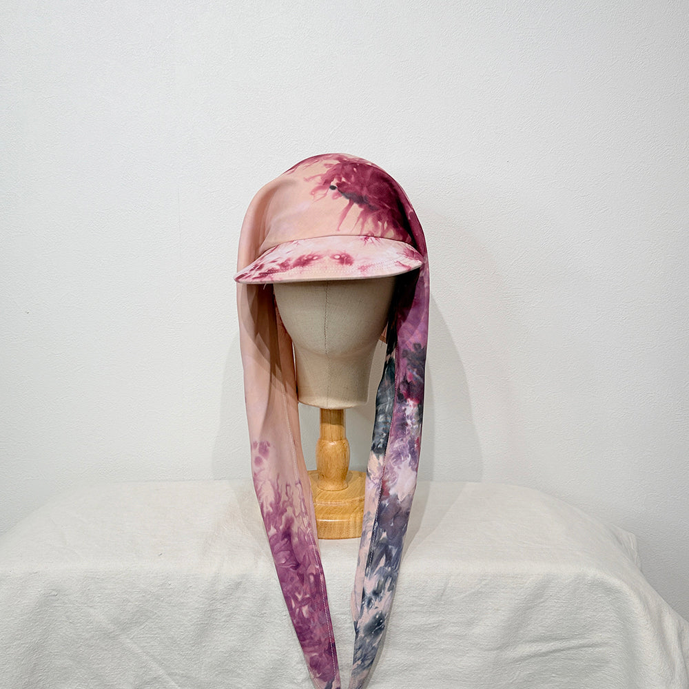 "HANAKAGE" Scarf Cap PInk 3