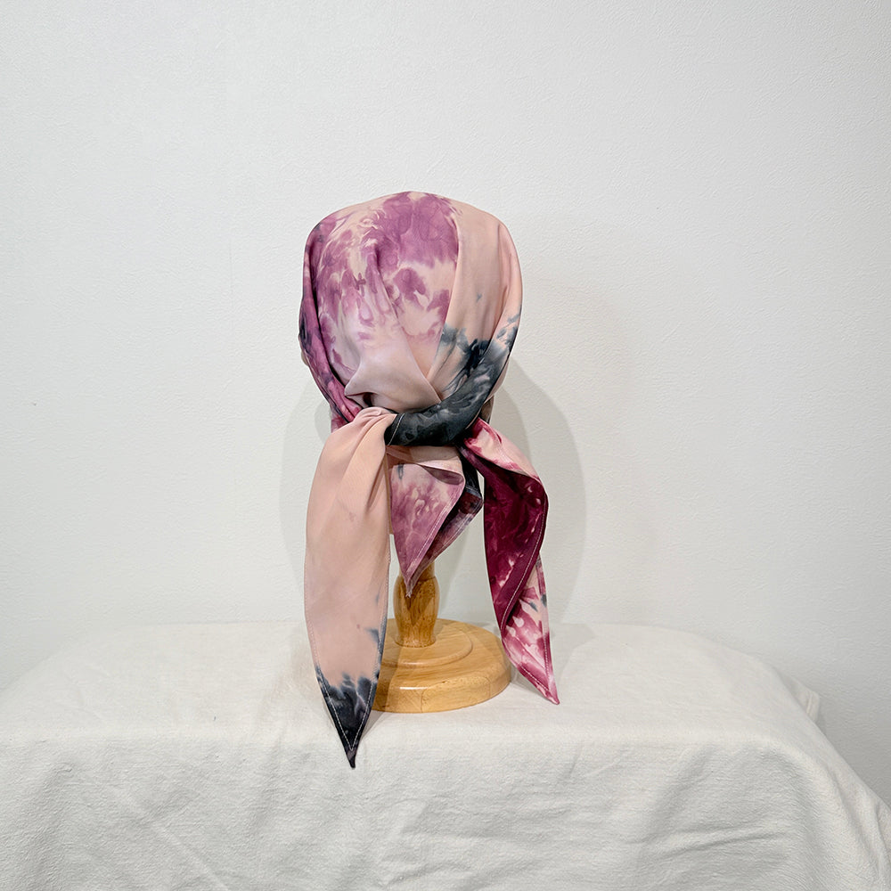 "HANAKAGE" Scarf Cap PInk 6