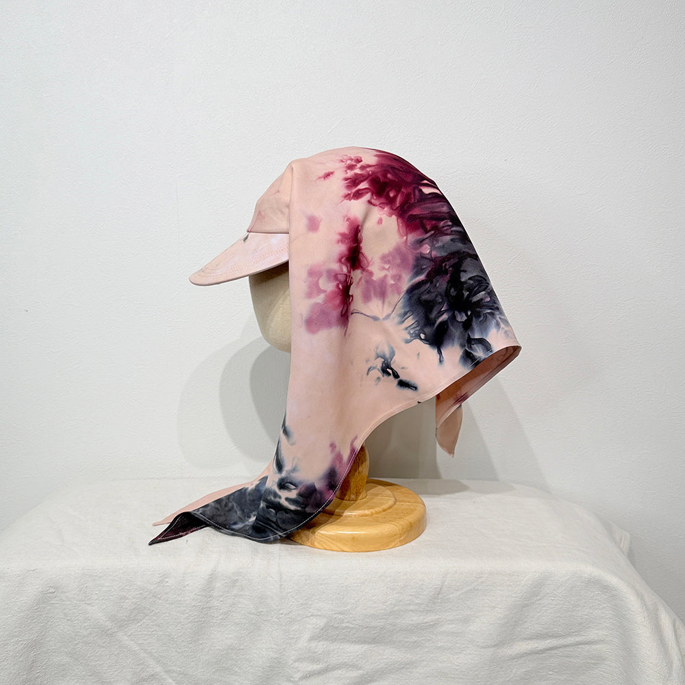 "HANAKAGE" Scarf Cap PInk 8