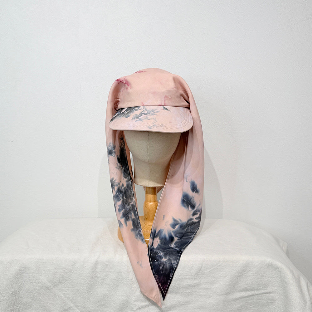"HANAKAGE" Scarf Cap PInk 8