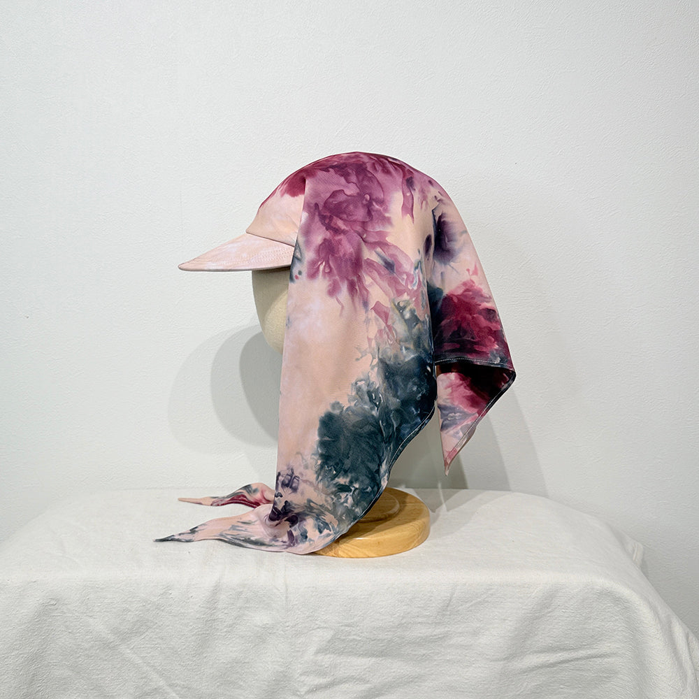 "HANAKAGE" Scarf Cap PInk 9