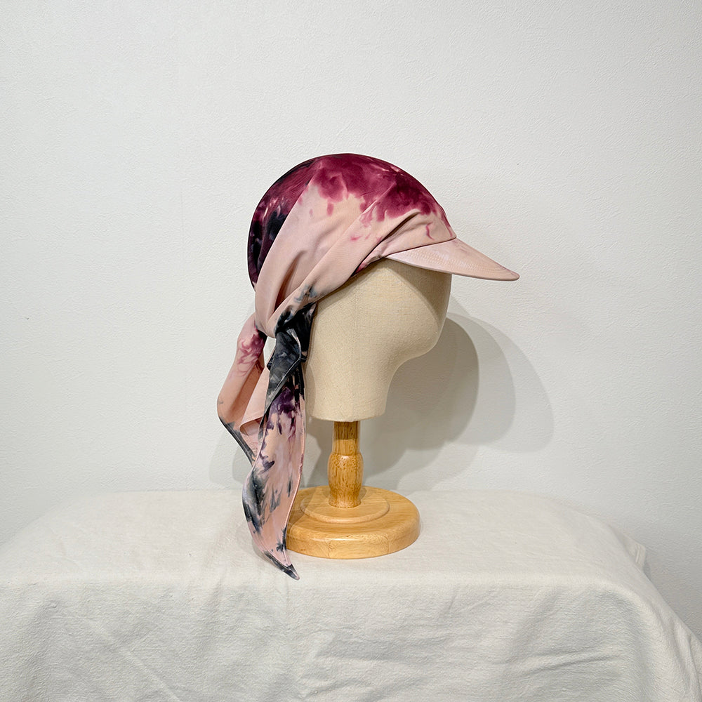 "HANAKAGE" Scarf Cap PInk 9