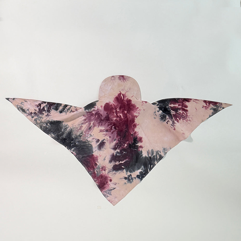 "HANAKAGE" Scarf Cap PInk 9