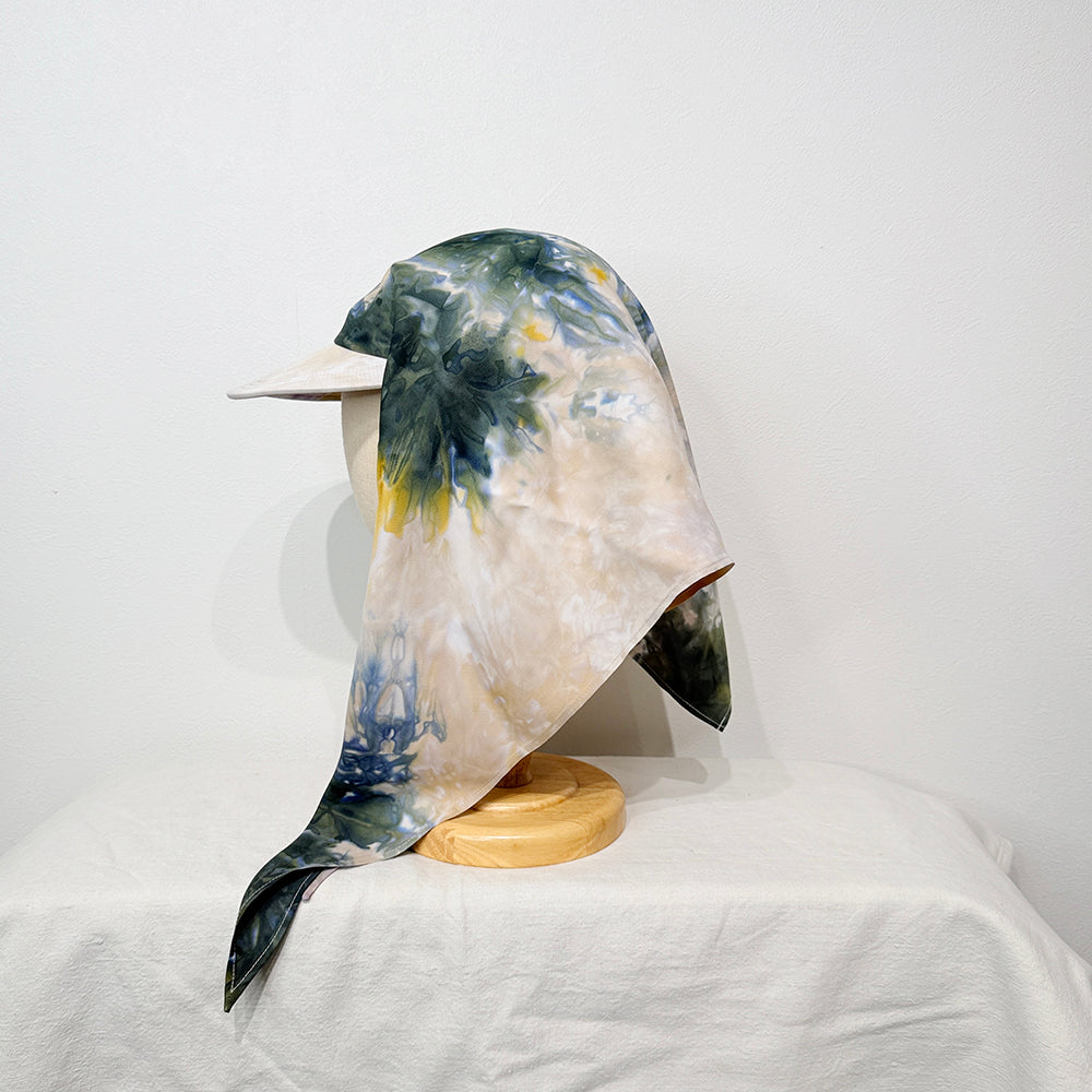 "HANAKAGE" Scarf Cap Yellow 14