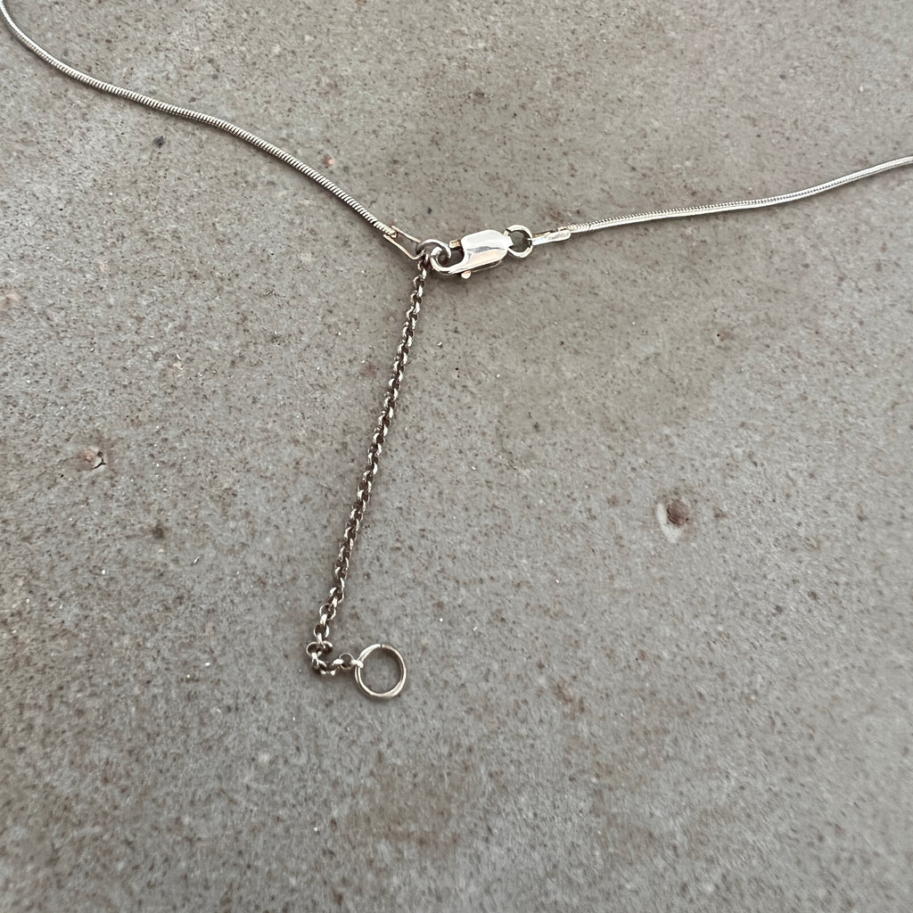 Vintage Silver 3Ring  Necklace