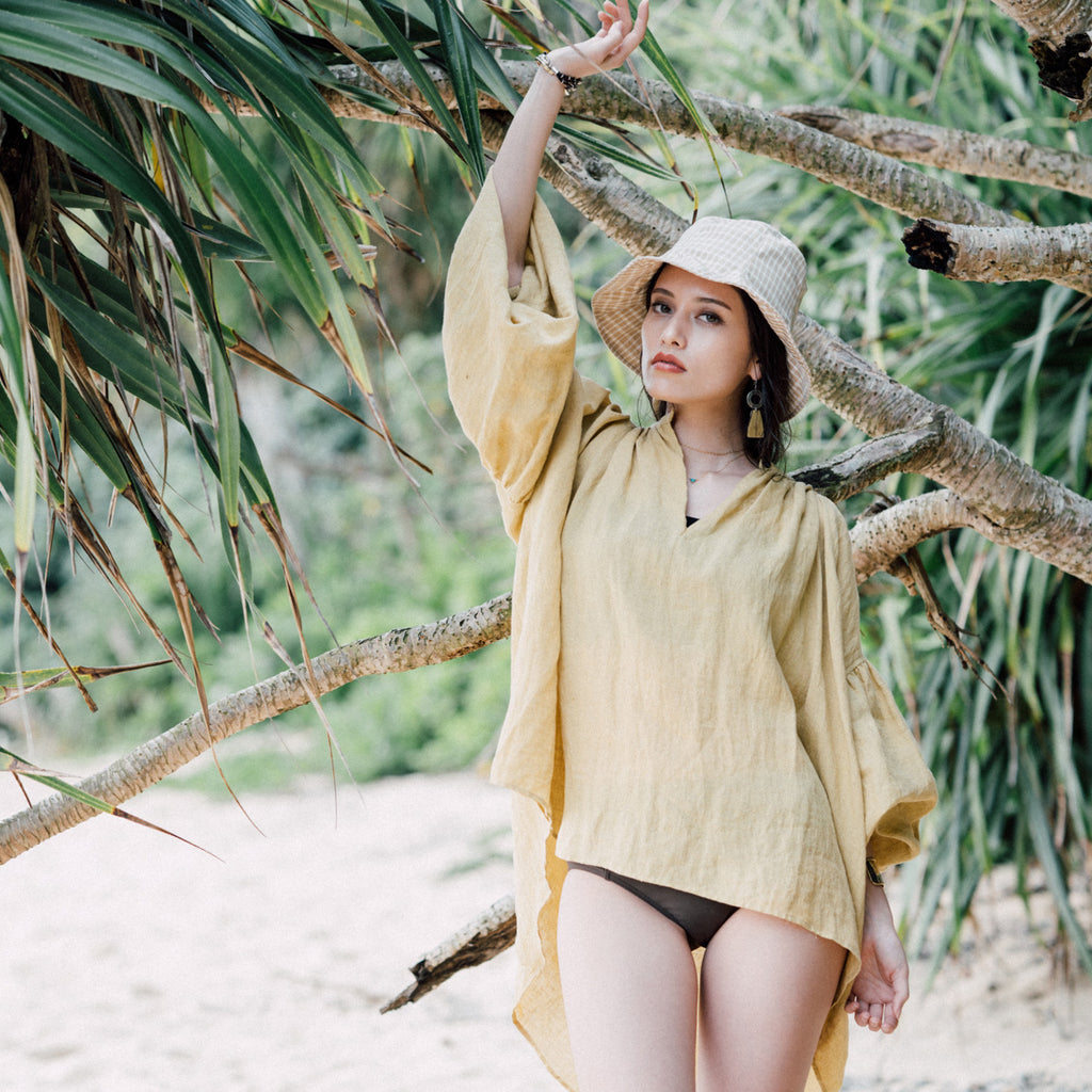 Natural Dyed Linen Tunic