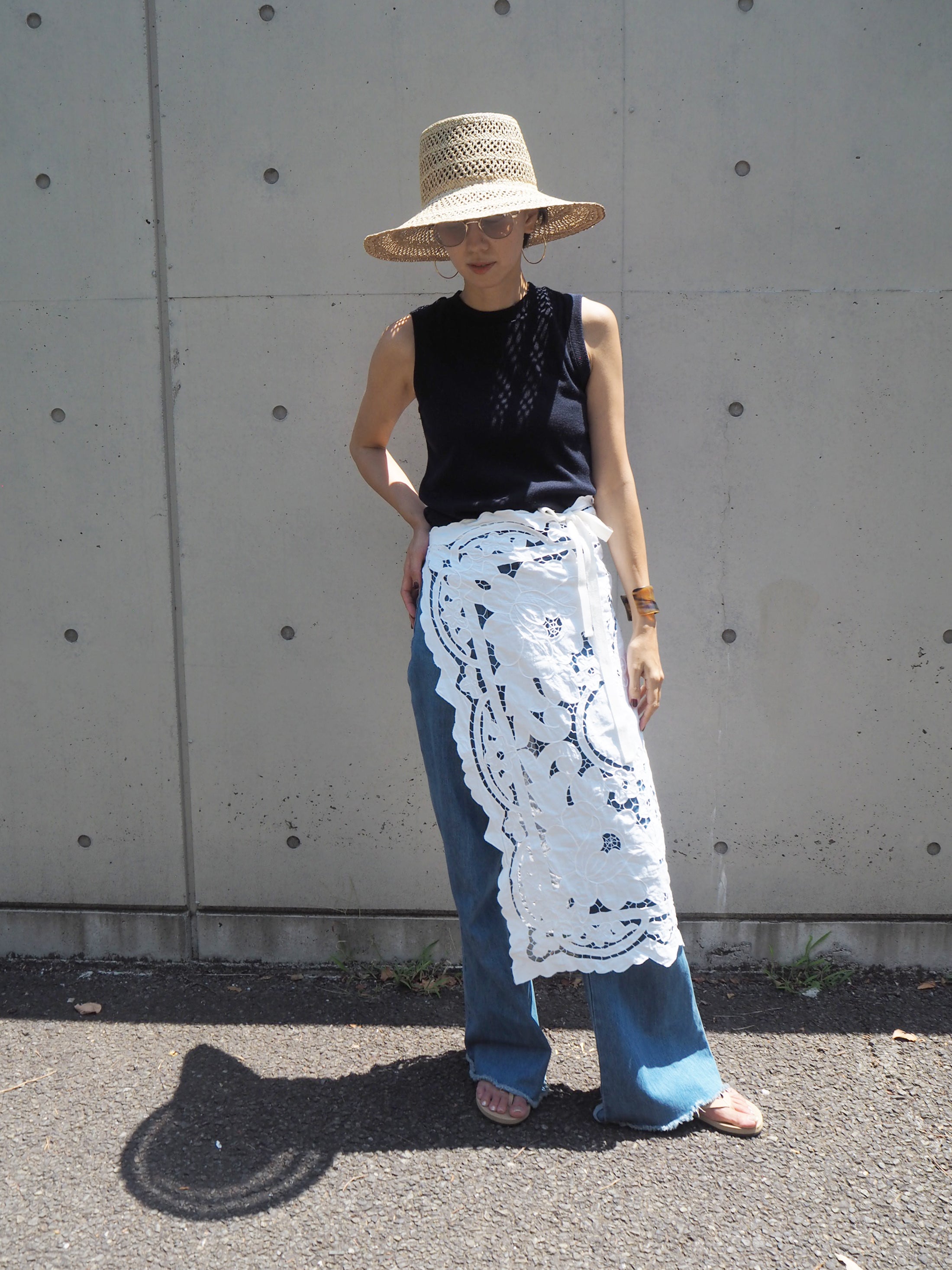 Vintage Lace Wrap Skirt 10