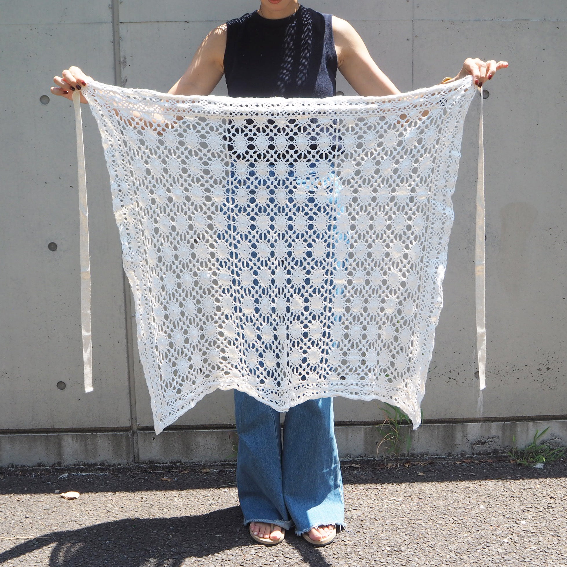 Vintage Lace Wrap Skirt 11