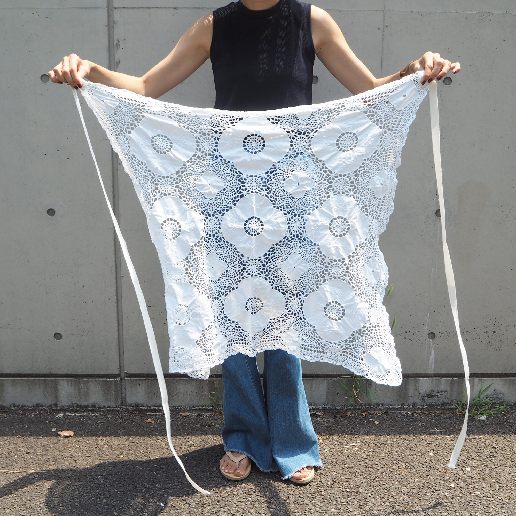 Vintage Lace Wrap Skirt 12