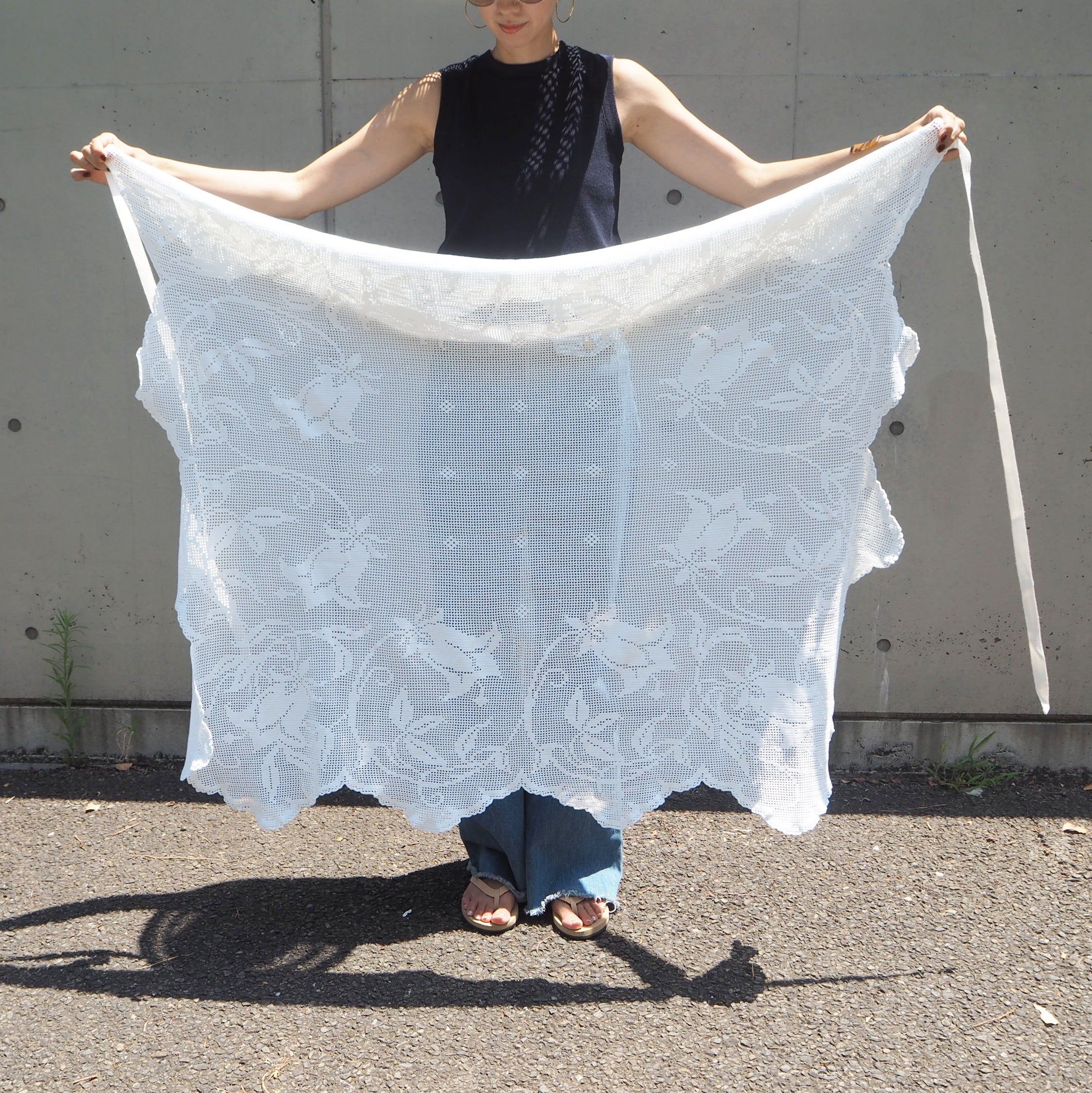 Vintage Lace Wrap Skirt 13