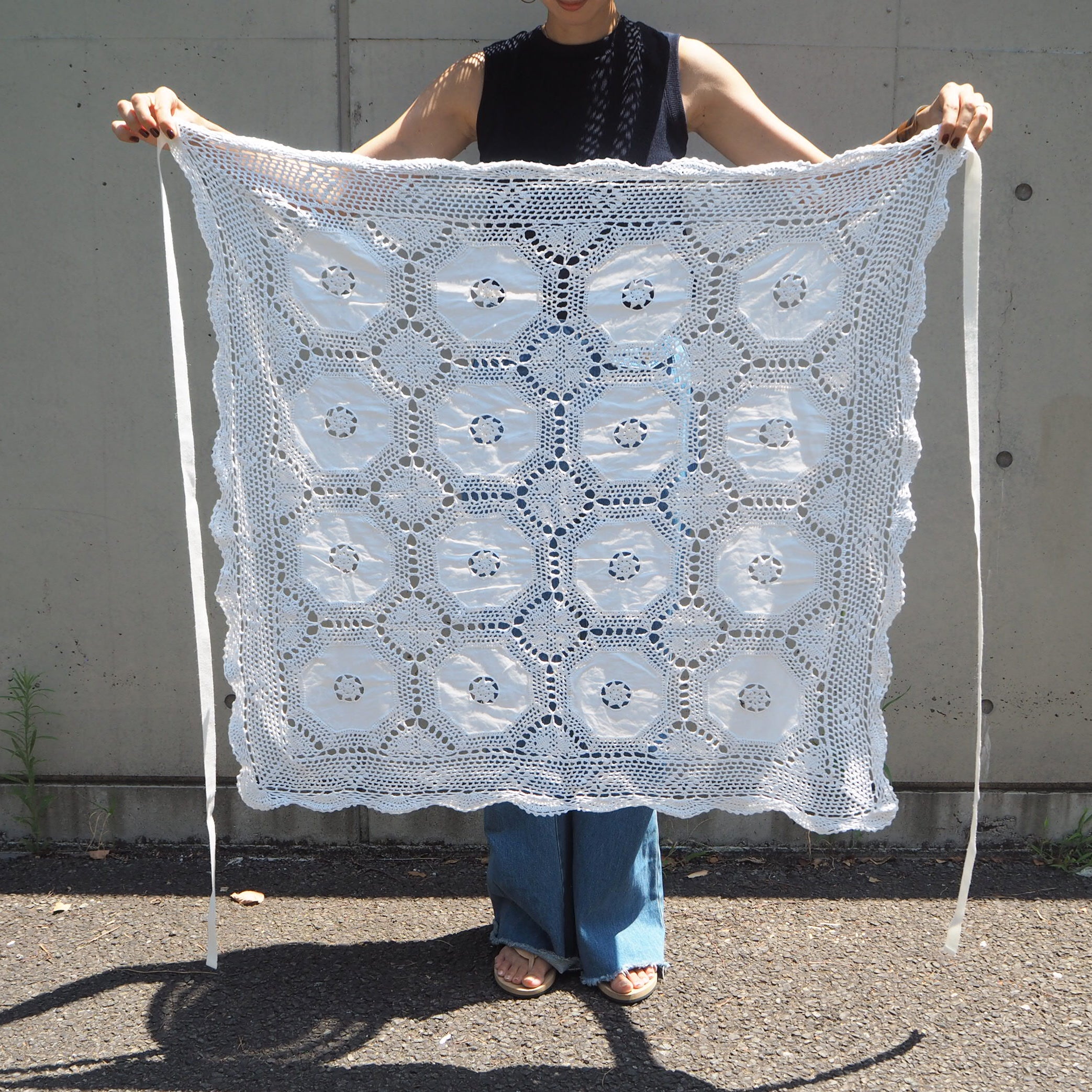Vintage Lace Wrap Skirt 14