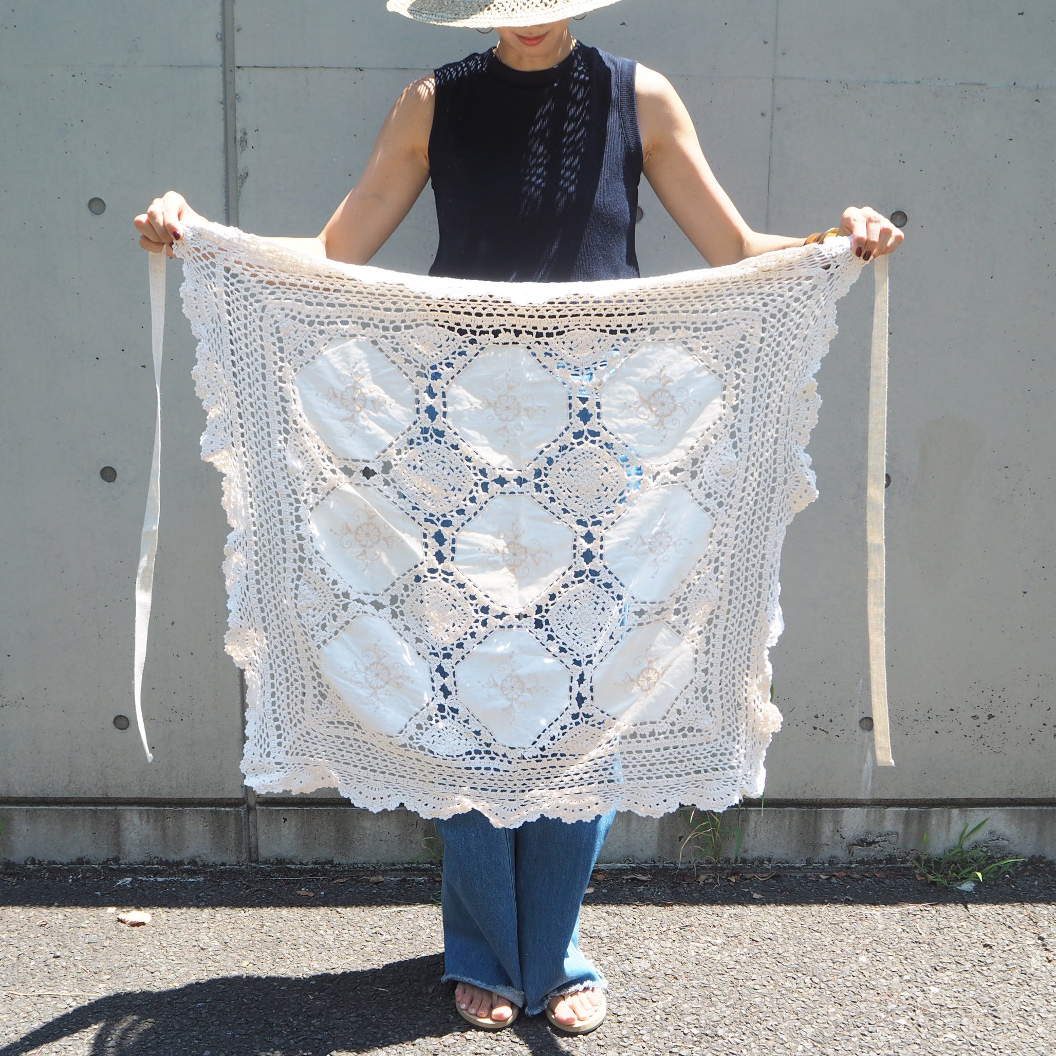 Vintage Lace Wrap Skirt 1