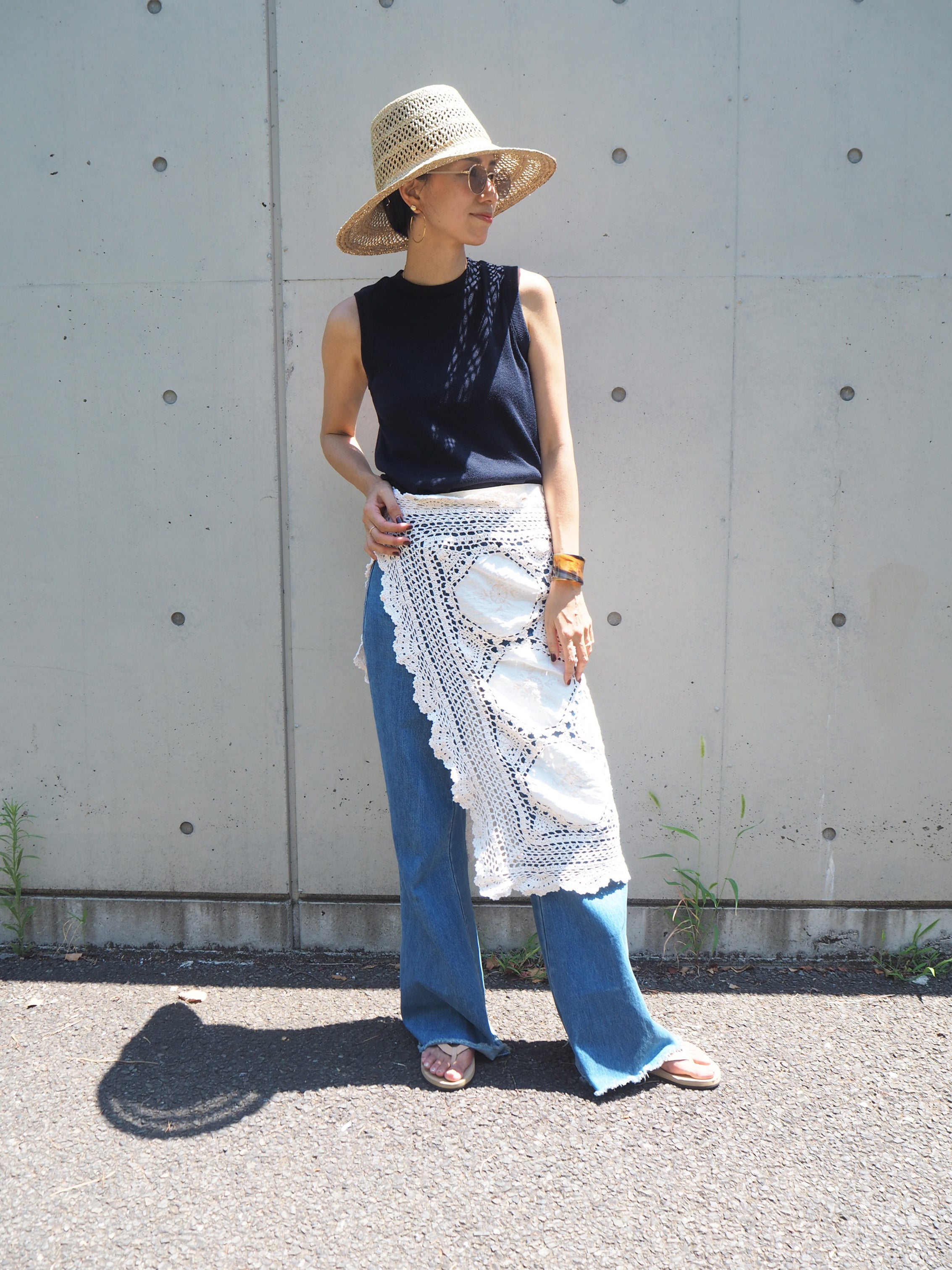 Vintage Lace Wrap Skirt 1