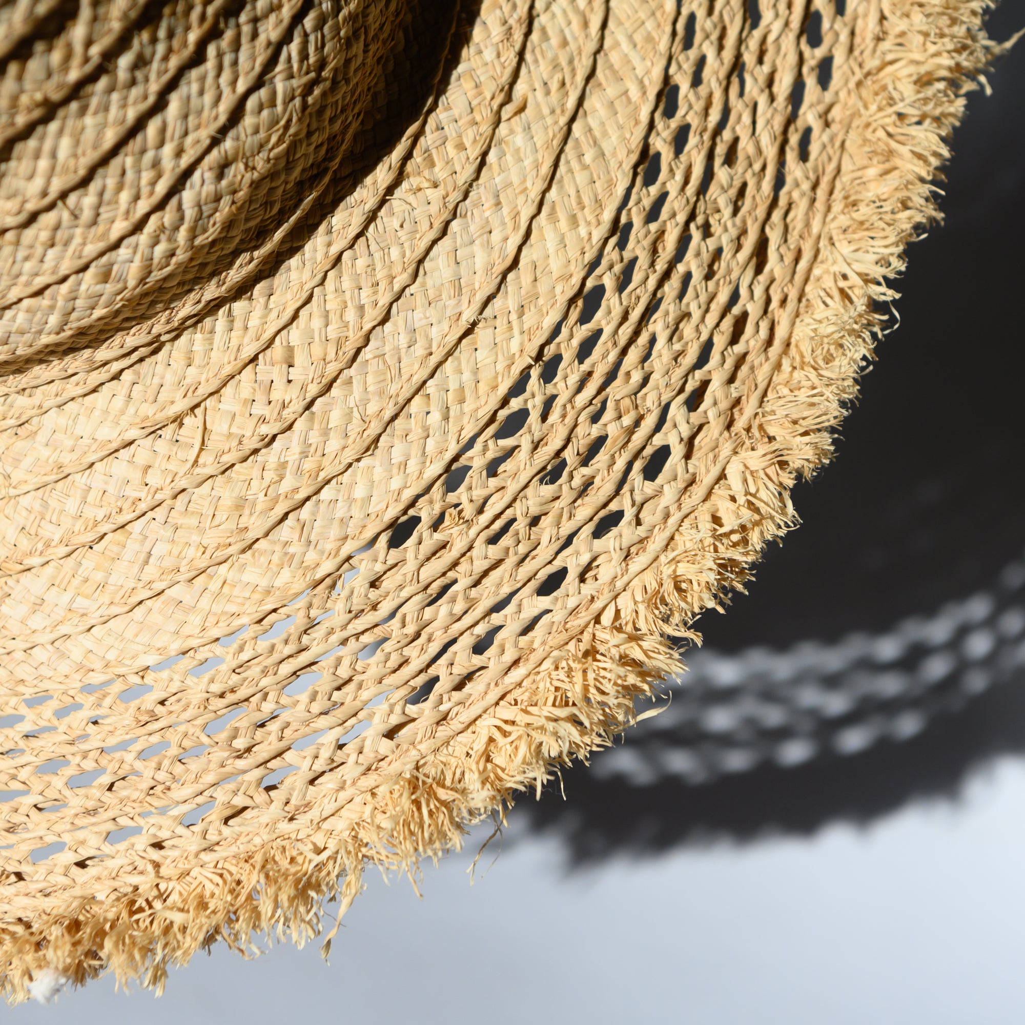Brim Lace Fringe Hat