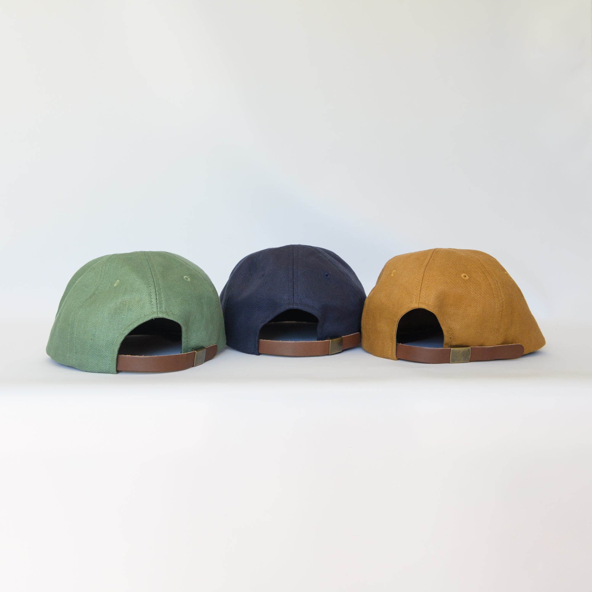 Gorra de lino con logo