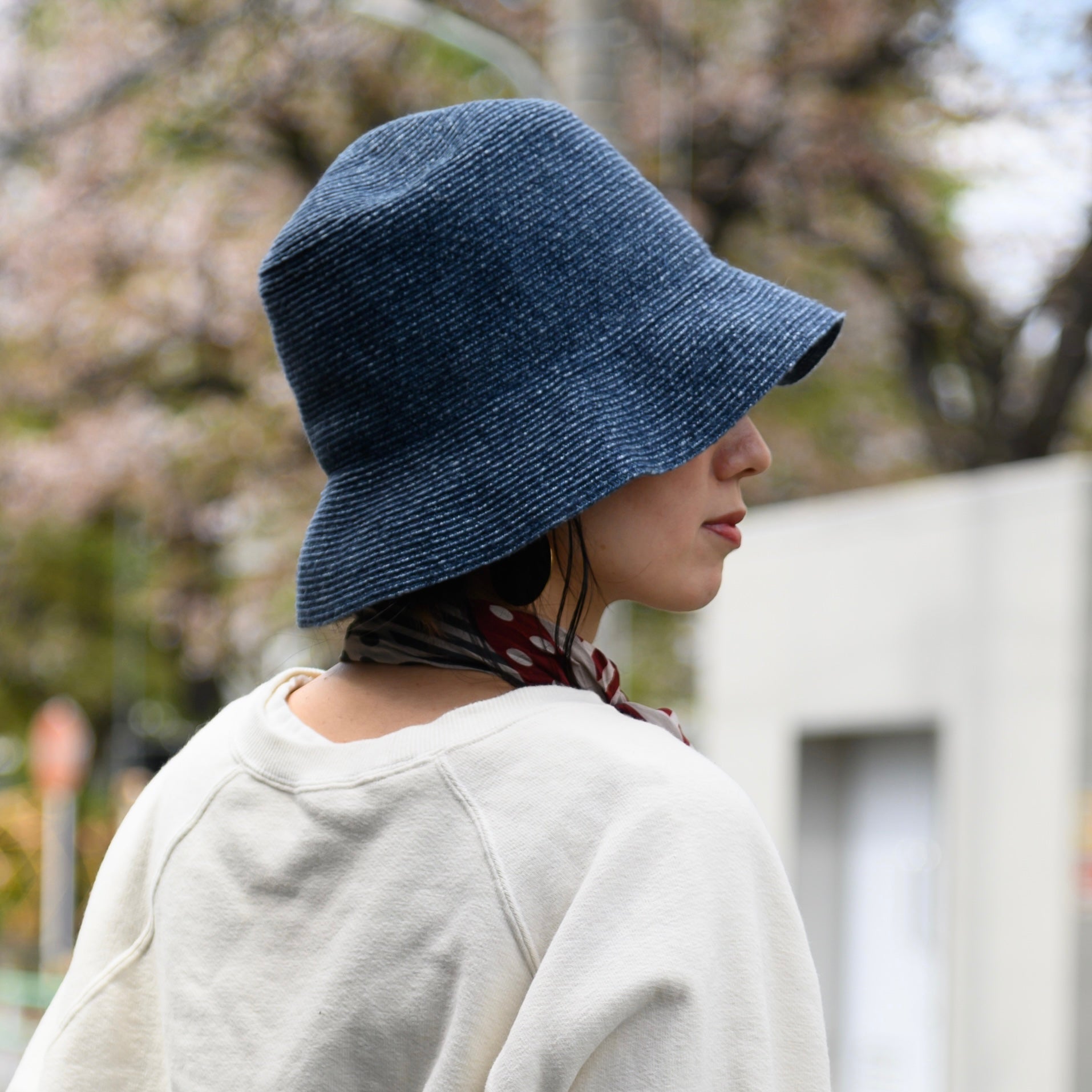 Cubo de trenza de lino