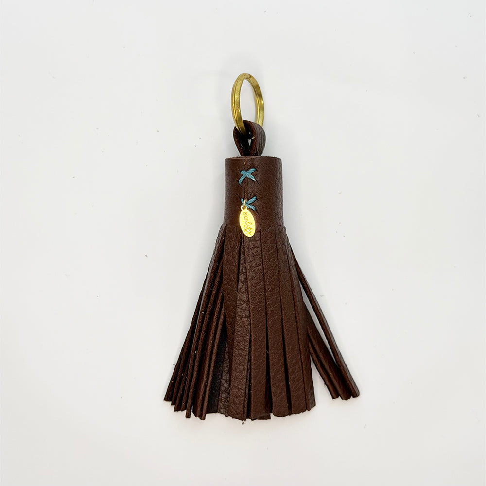 marihoja Leather Tassel (Dark Brown)