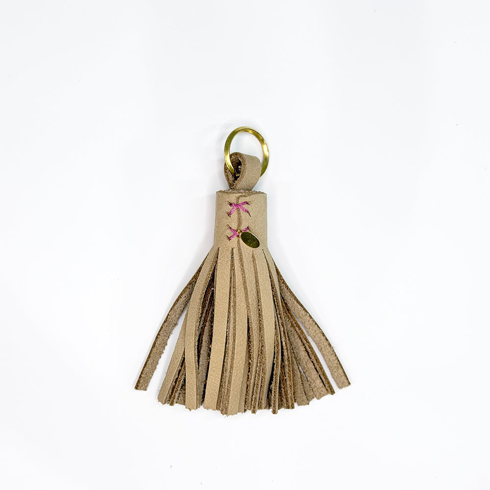 marihoja Leather Tassel (Bege)
