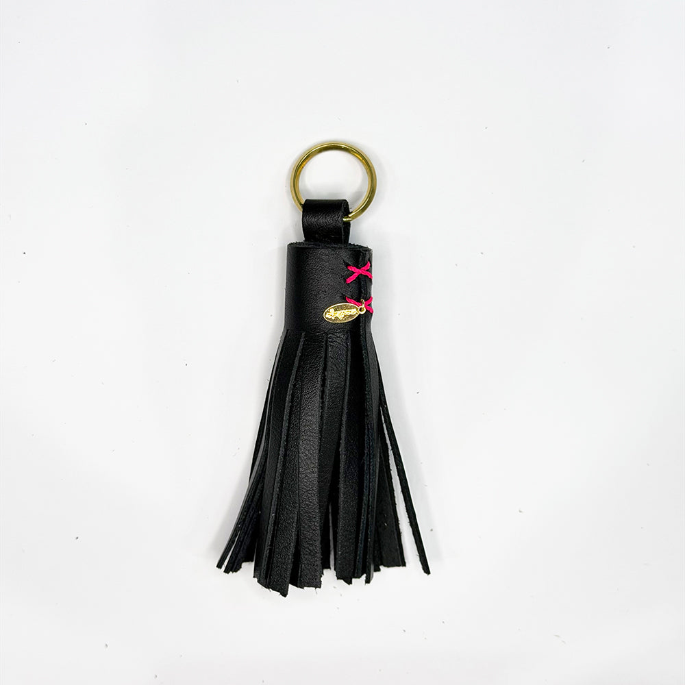 marihoja Leather Tassel (Black)