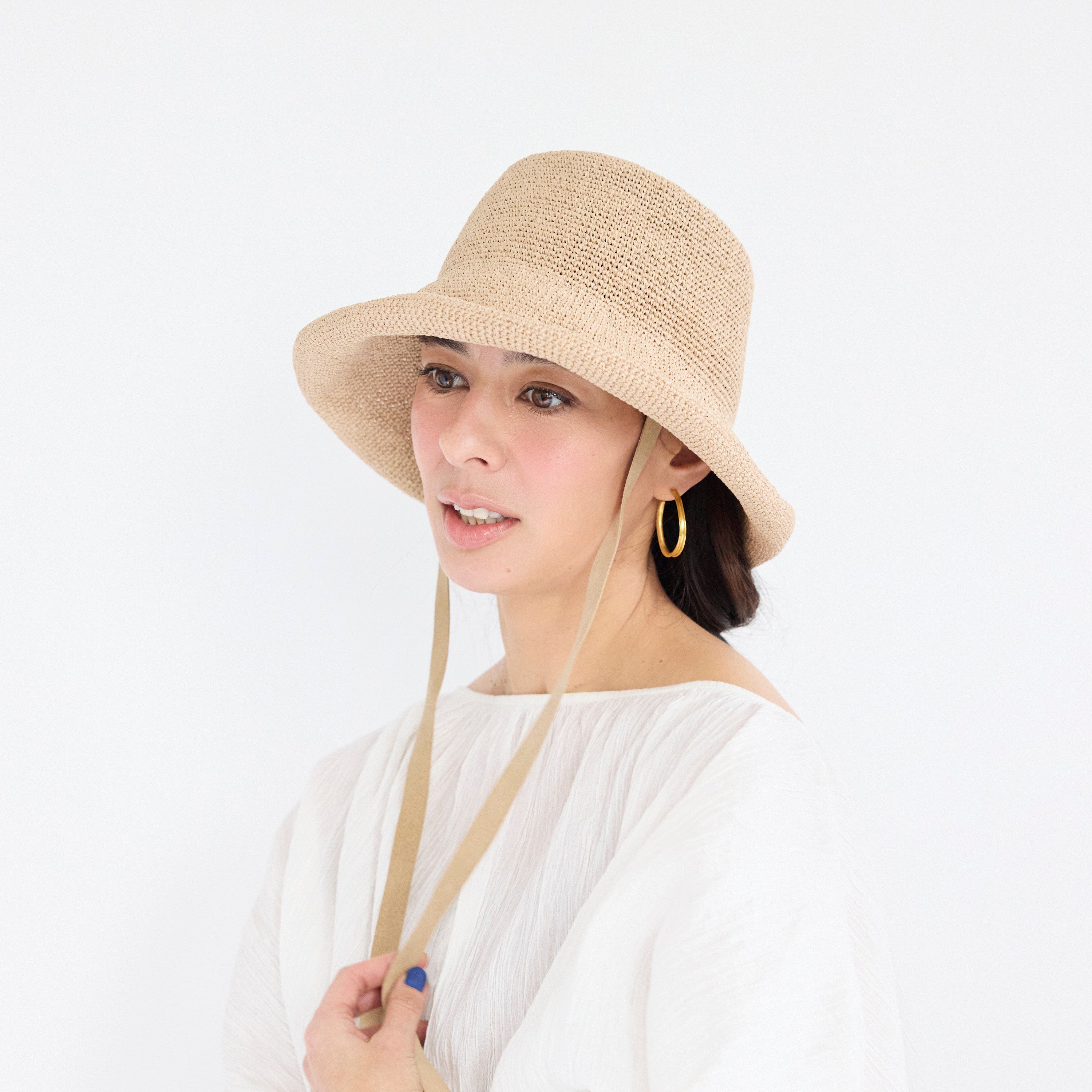 Weave Sailor Ribbon Hat