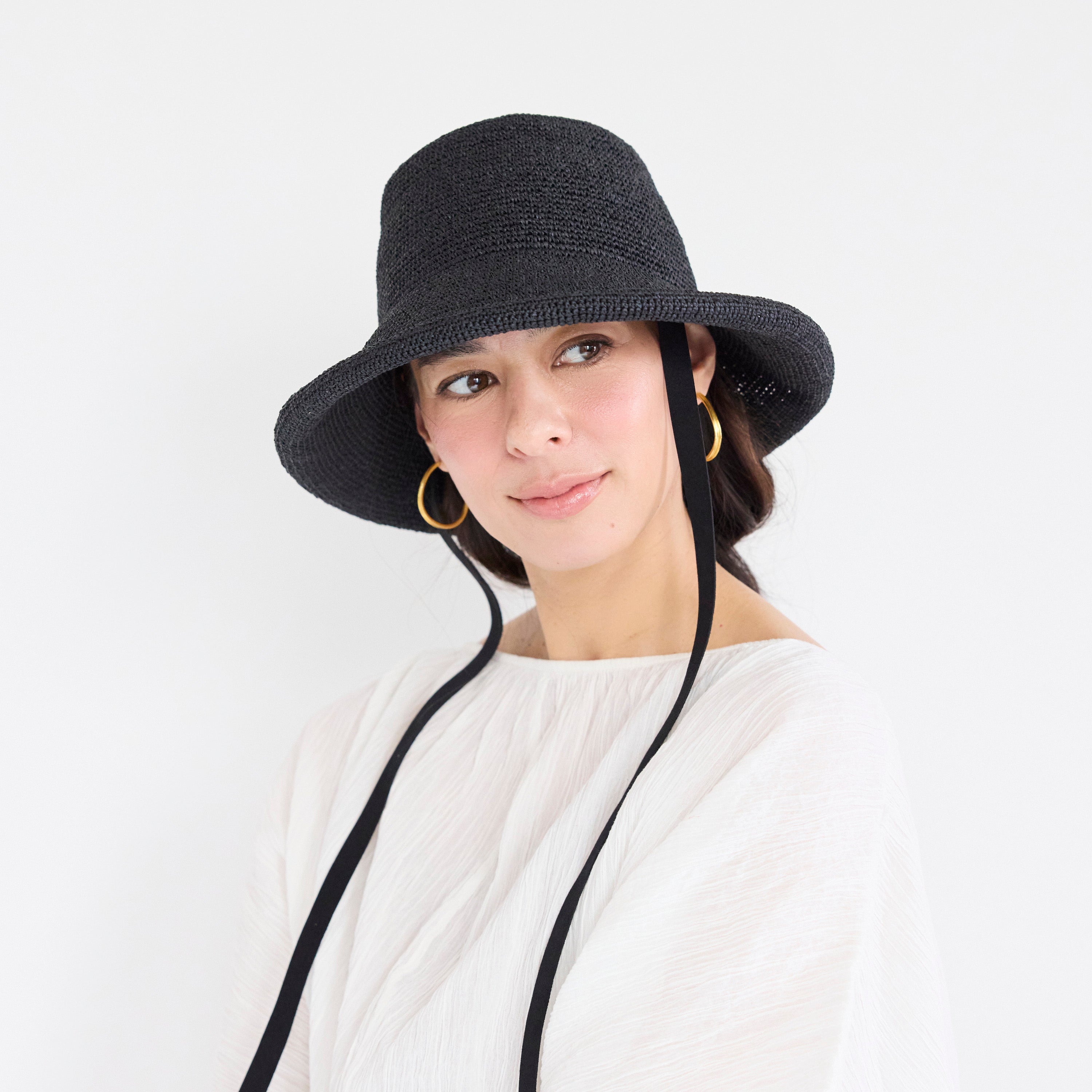 Weave Sailor Ribbon Hat